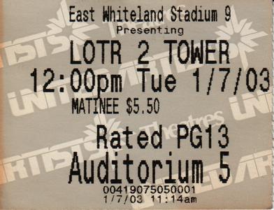 2003.01.07: Lord of the Rings: The Two Towers
