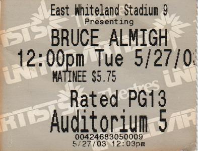 2003.05.27: Bruce Almighty