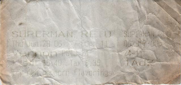 2006.06.29: Superman Returns