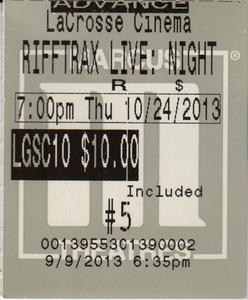 2013.10.24: RiffTrax Live: Night of the Living Dead