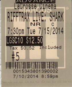 2014.07.15: RiffTrax Live: Sharknado