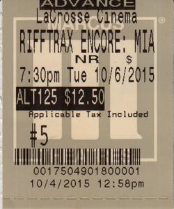 2015.10.06: RiffTrax Live: Miami Connection
